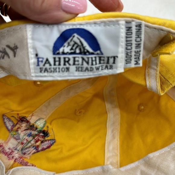 Maui Surfer Girl Yellow Hat Adjustable HT5194 - Picture 7 of 7